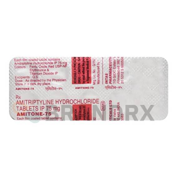 Amitone 75 mg Intas Pharmaceuticals