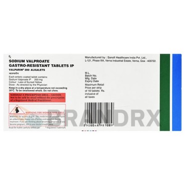 Valparin 200 mg Sanofi