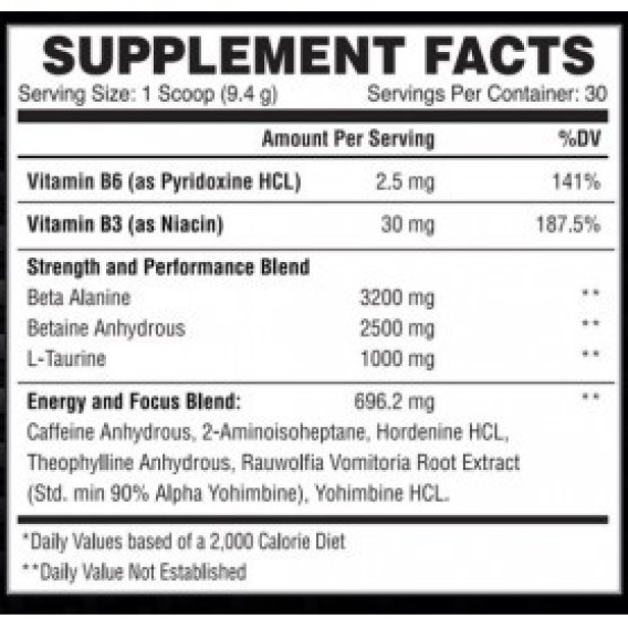 Centurion Labz Rage XXX Pre-Workout 280g Centurion Laboratories